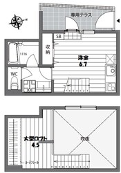 浜田山駅 徒歩7分 1階の物件間取画像